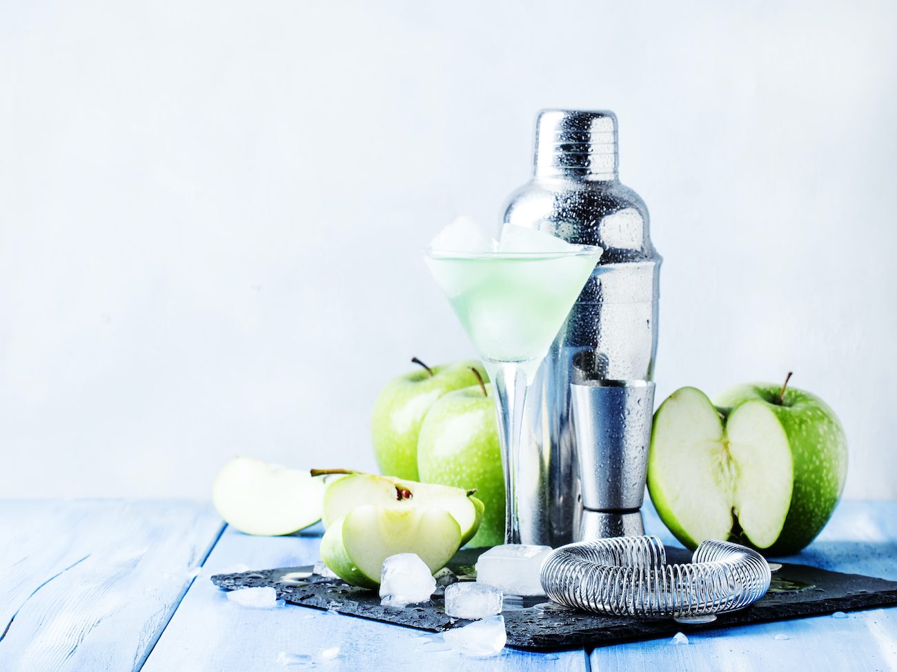 Appletini - Das Rezept für einen Martini ohne Martini 1 Appletini