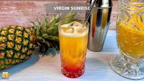 Virgin Sunrise - Die alkoholfreie Variante des Tequila Sunrise