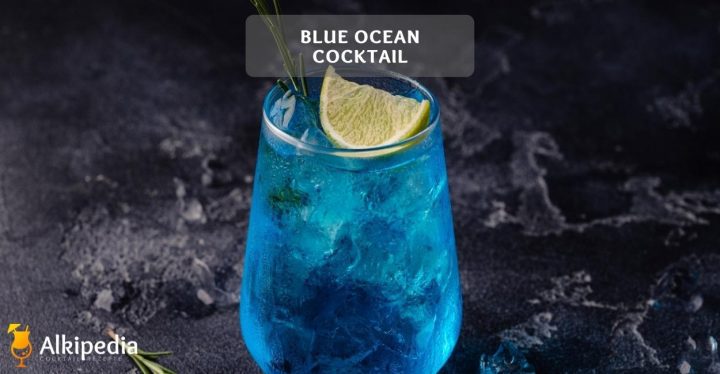 Blue ocean cocktail