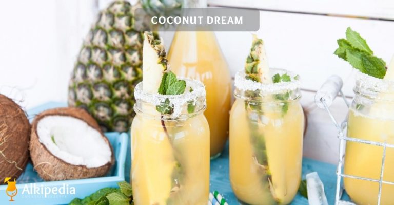 Coconut dream – cremig-süßer cocktail mit kokosgeschmack