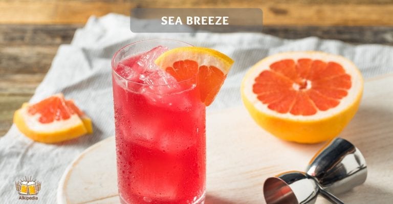 Sea breeze cocktail – mit den gedanken schon am strand