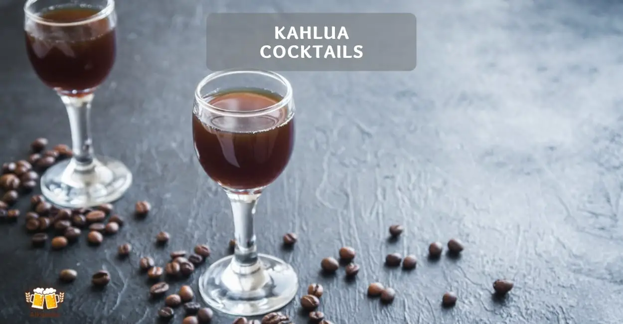 Kahlua cocktails mit kaffeelikör