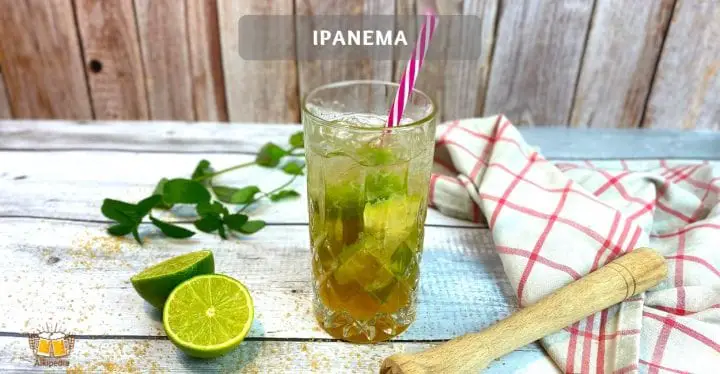 Klassischer ipanema cocktail