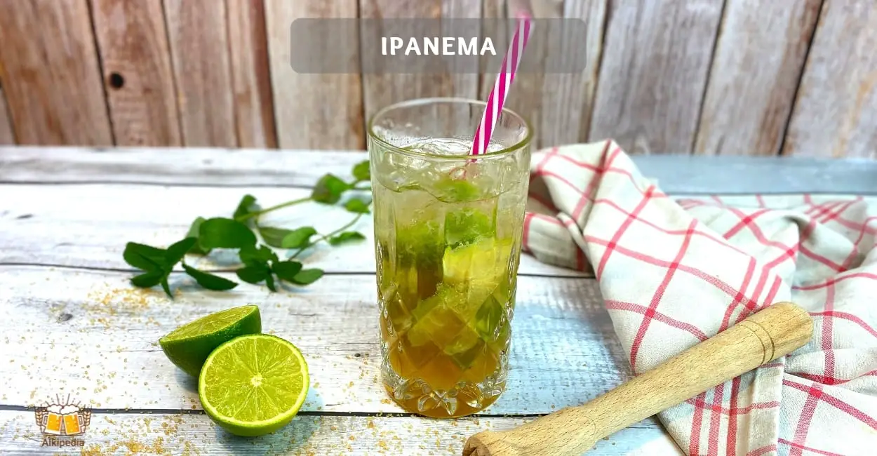 Ipanema cocktail – der alkoholfreier caipirinha cocktail