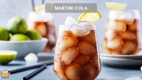 Die Martini Cola - stilvoll und frischer Martini Cocktail