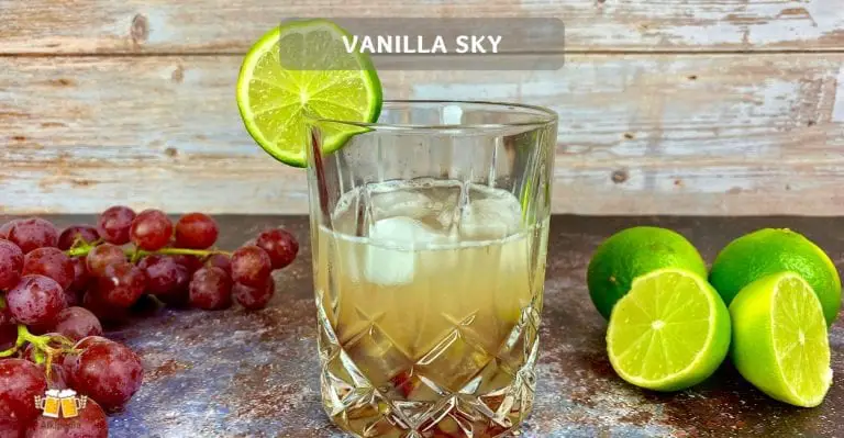 Vanilla sky – wodka cocktail mit weintrauben