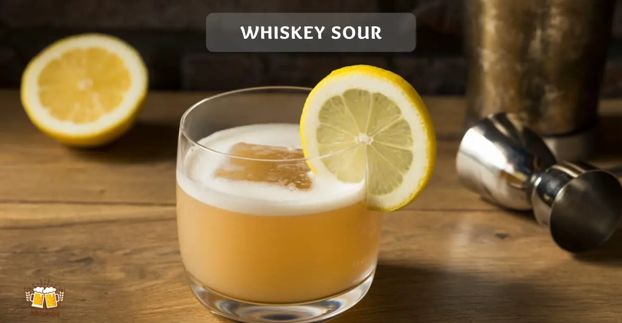 Whiskey sour cocktail rezept
