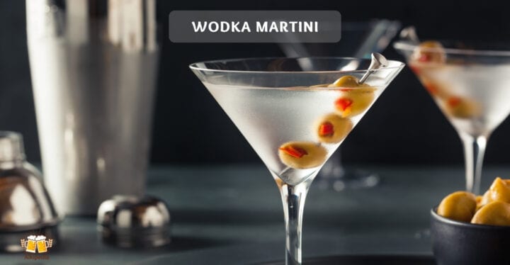 Wodka martini cocktail